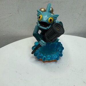 Blue Fish Figurine with Microphone